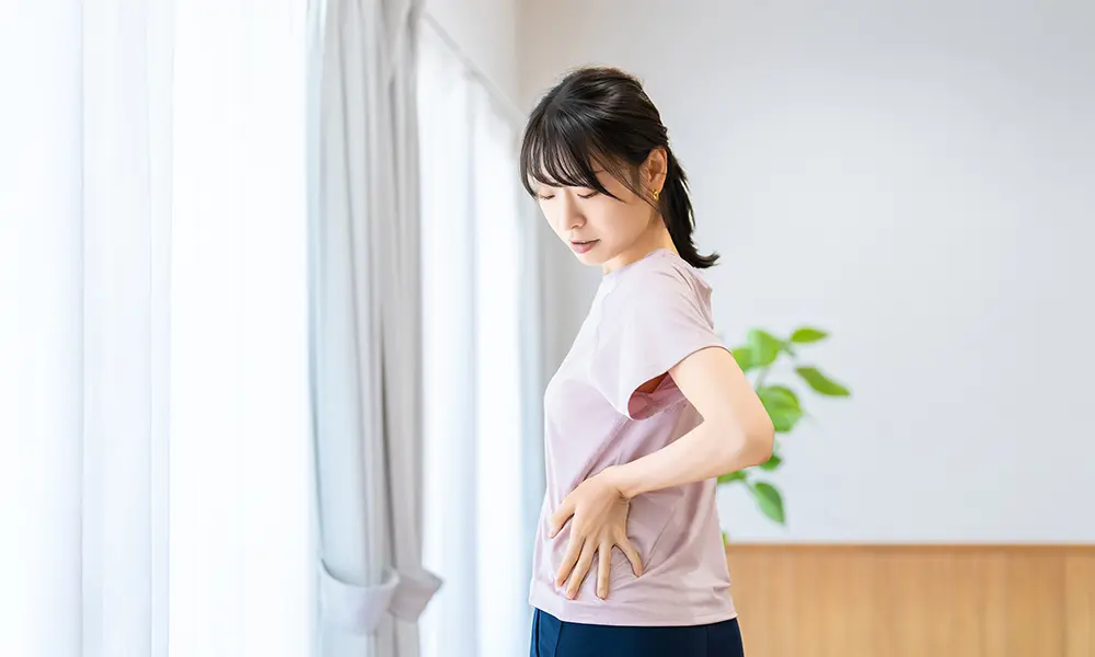 ゆがみを気にする女性